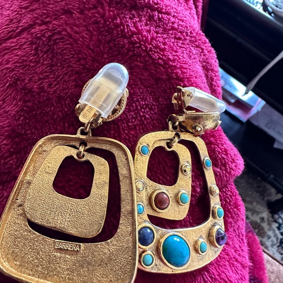 Jose and Maria Barerra earrings. Stunning earrings in perfect shape. Rare!! - Picture 4 of 4